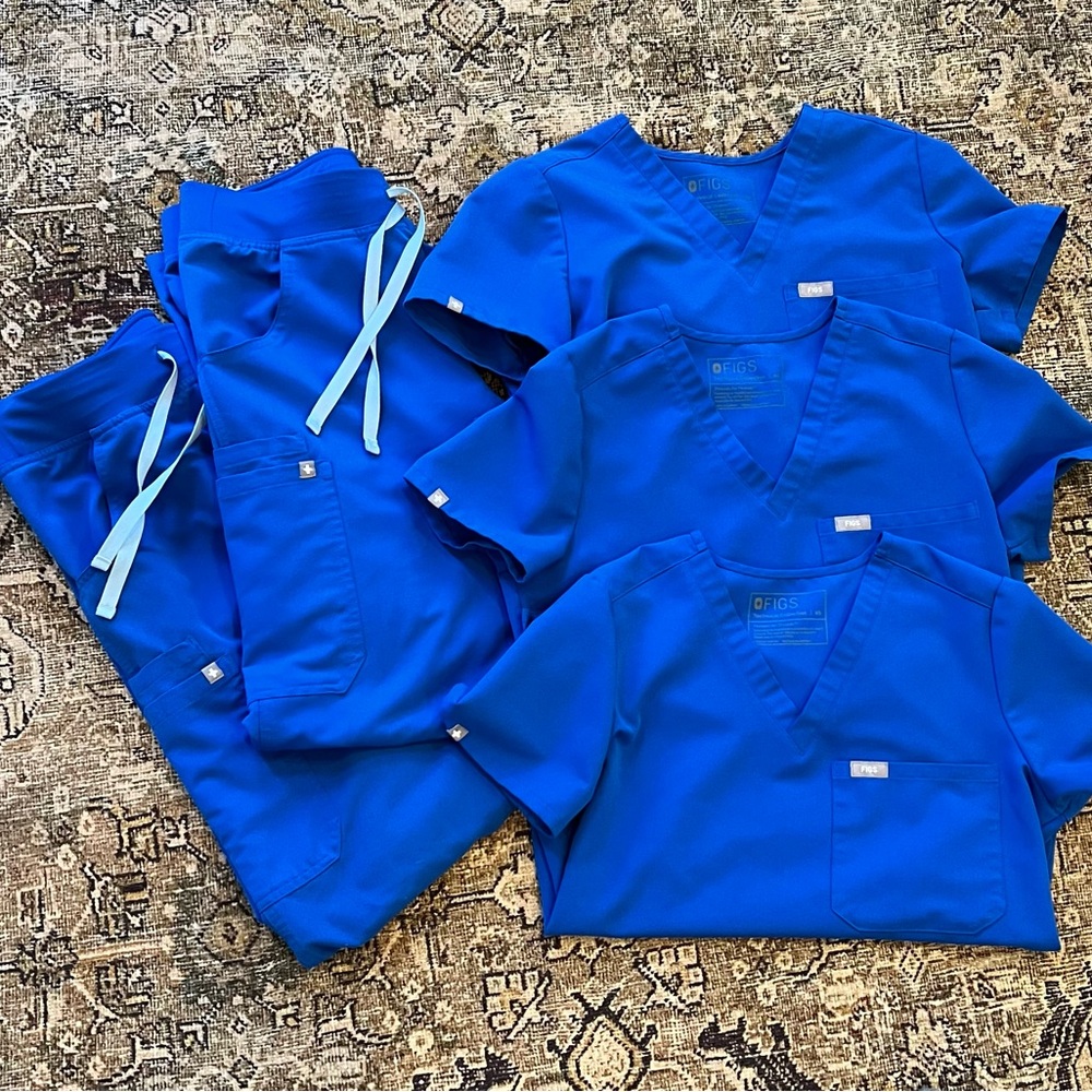 Figs Royal Blue Scrubs